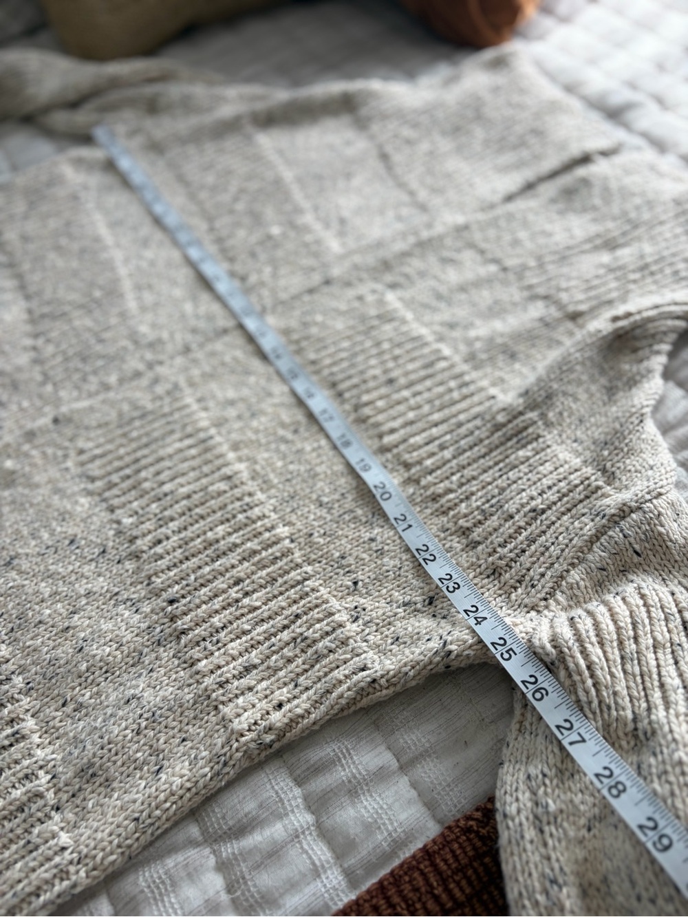 NIC+ZOE Cozy Open-Front Shawl Collar Cardigan - Oatmeal - Picture 10 of 11